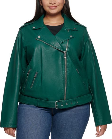 Levi's Faux Leather Belted Motorcycle Jacket