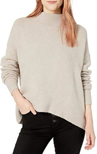 Cable Stitch Women's Mock Neck Cozy Sweater