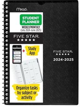 Mead Five Star Student Planner